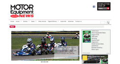 Desktop Screenshot of motorequipmentnews.co.nz